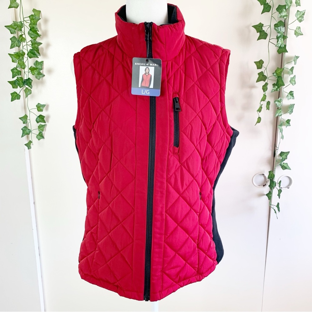 NWT Andrew Marc Quilted Vest